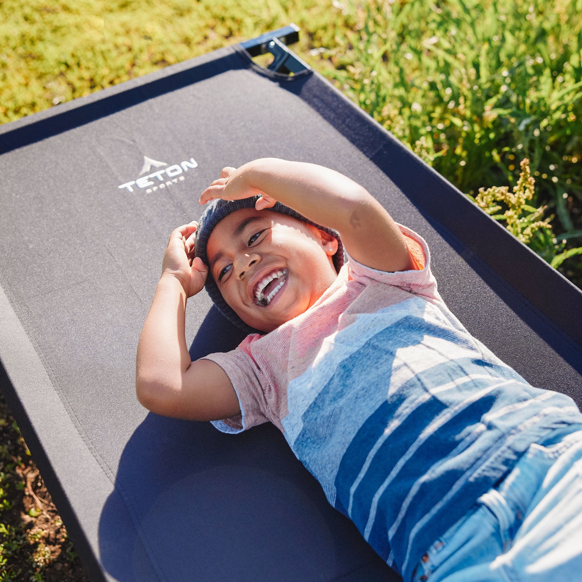 Camp Cots with Pivot Arm