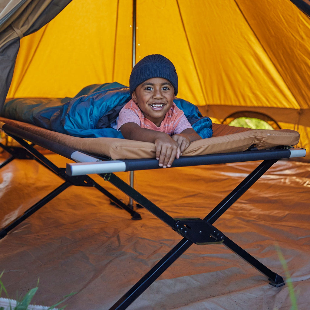 Camp Cots with Pivot Arm