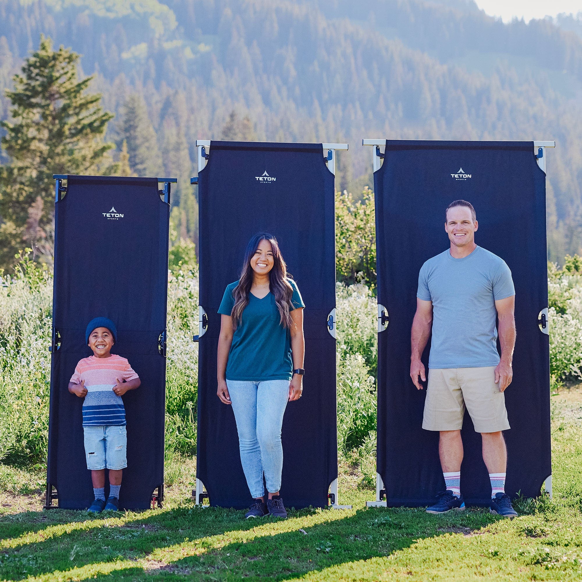 Camp Cots with Pivot Arm