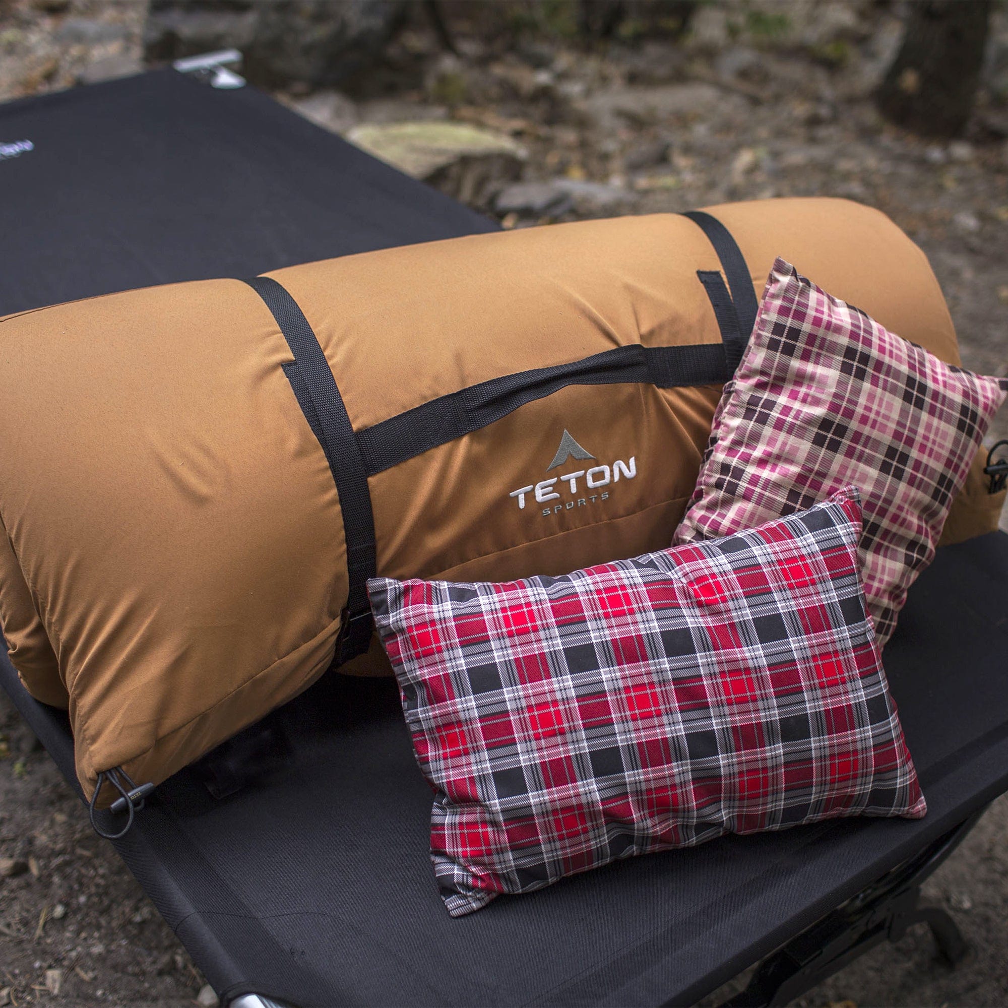 Camp Cots with Pivot Arm